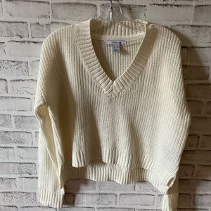 Cream Coloured Urban Behaviour Knit Sweater